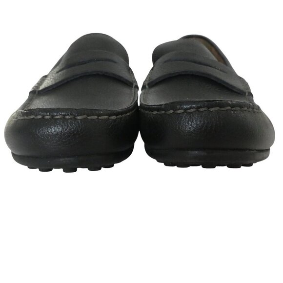 Florsheim Black Leather Driving Penny Loafers Mens 9.5 - Picture 2 of 13